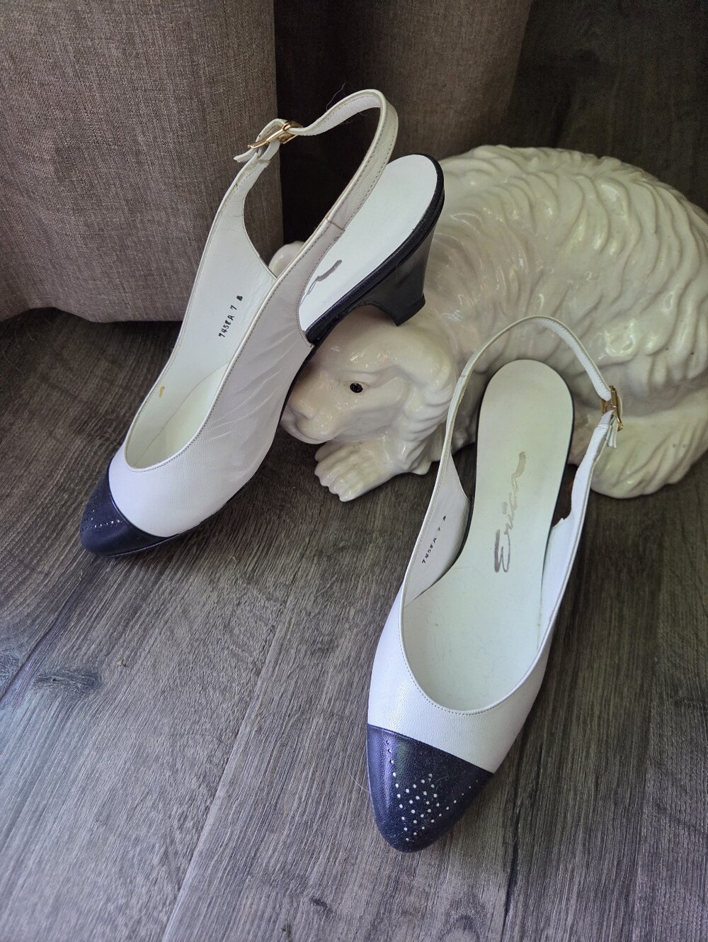 7B VTG Spectator Slingbacks, 1980s